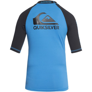Quiksilver Boys On Tour Kortrmad Rash Vest BRILLIANT BLUE EQBWR03039